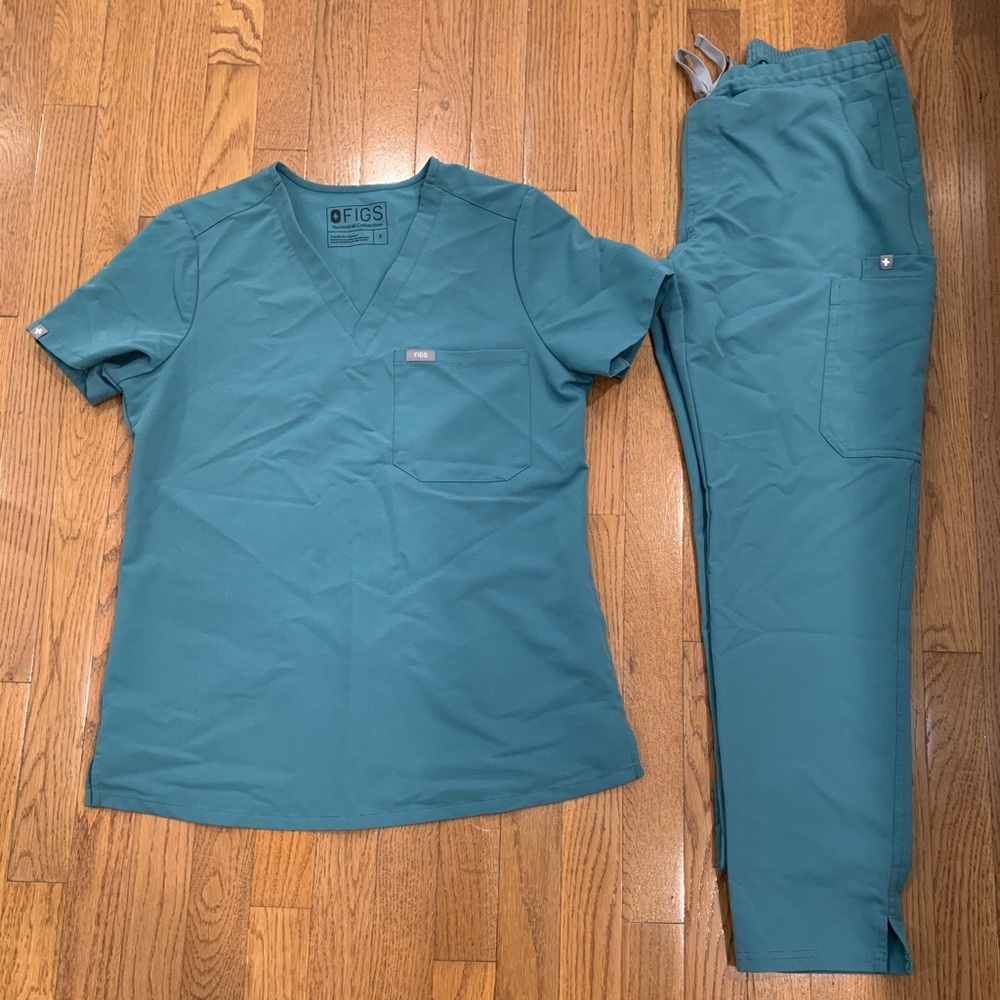 Women’s Figs Hydrogreen scrub set Small Petite